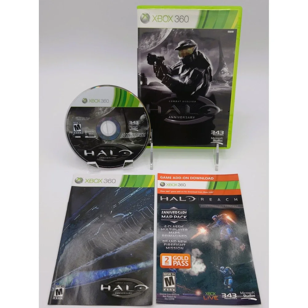 Halo Combat Evolved Anniversary - Xbox 360 - CIB - Tested - Fast Shipping